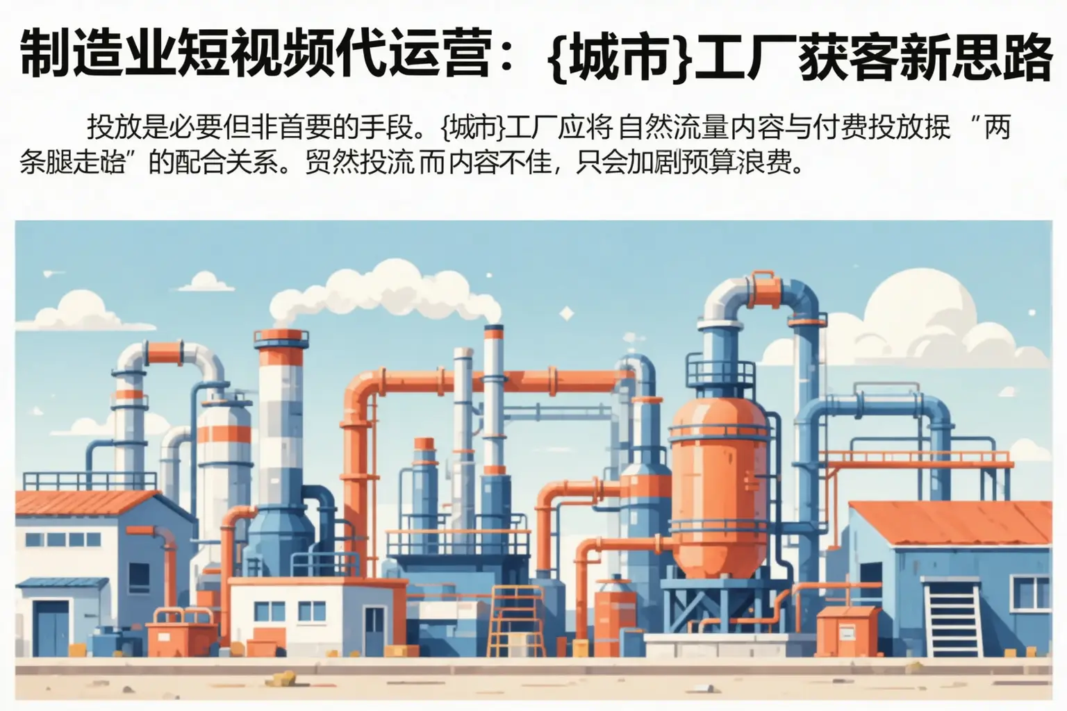 制造业短视频代运营：广州工厂获客新思路