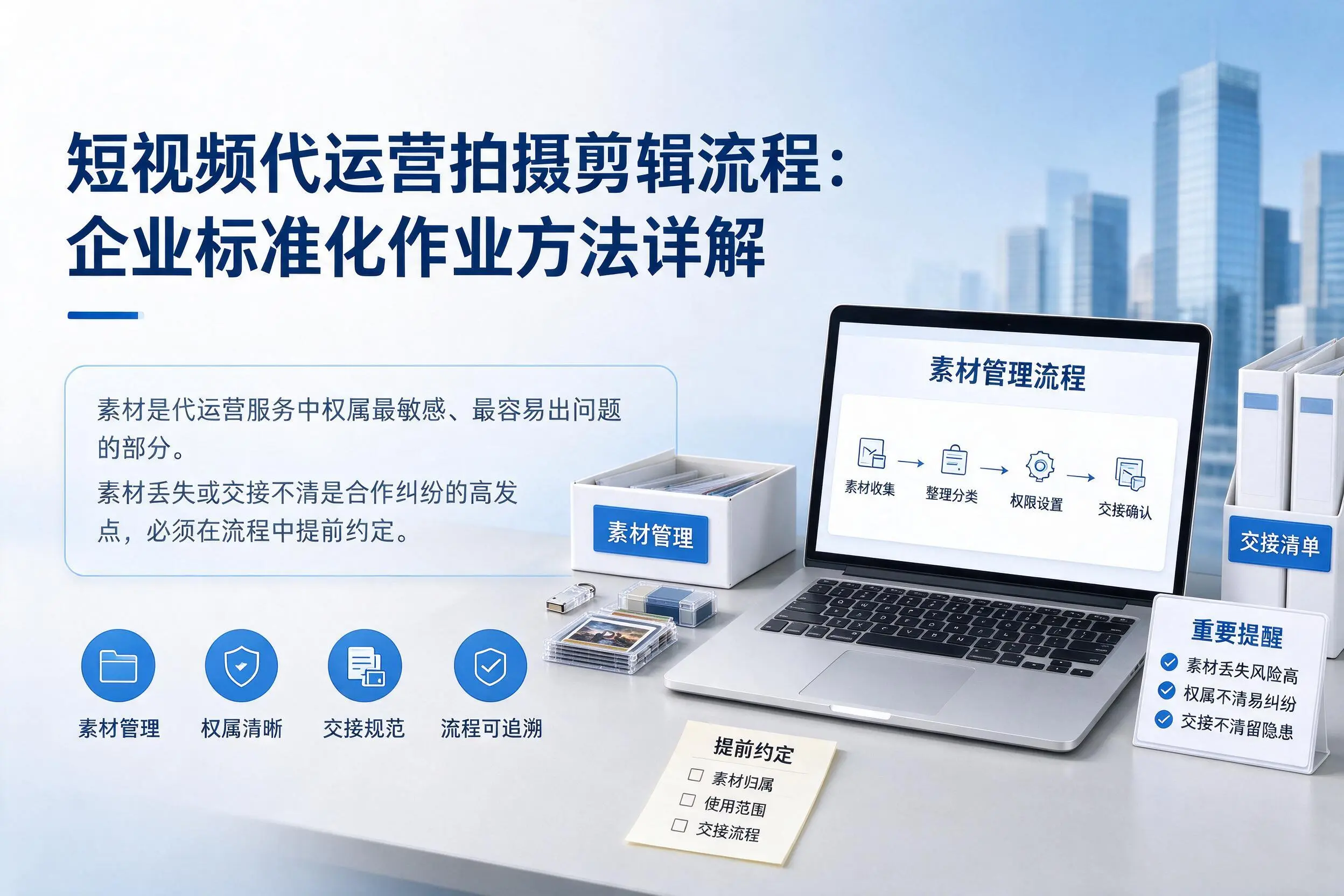 短视频代运营拍摄剪辑流程：广州企业标准化作业方法详解