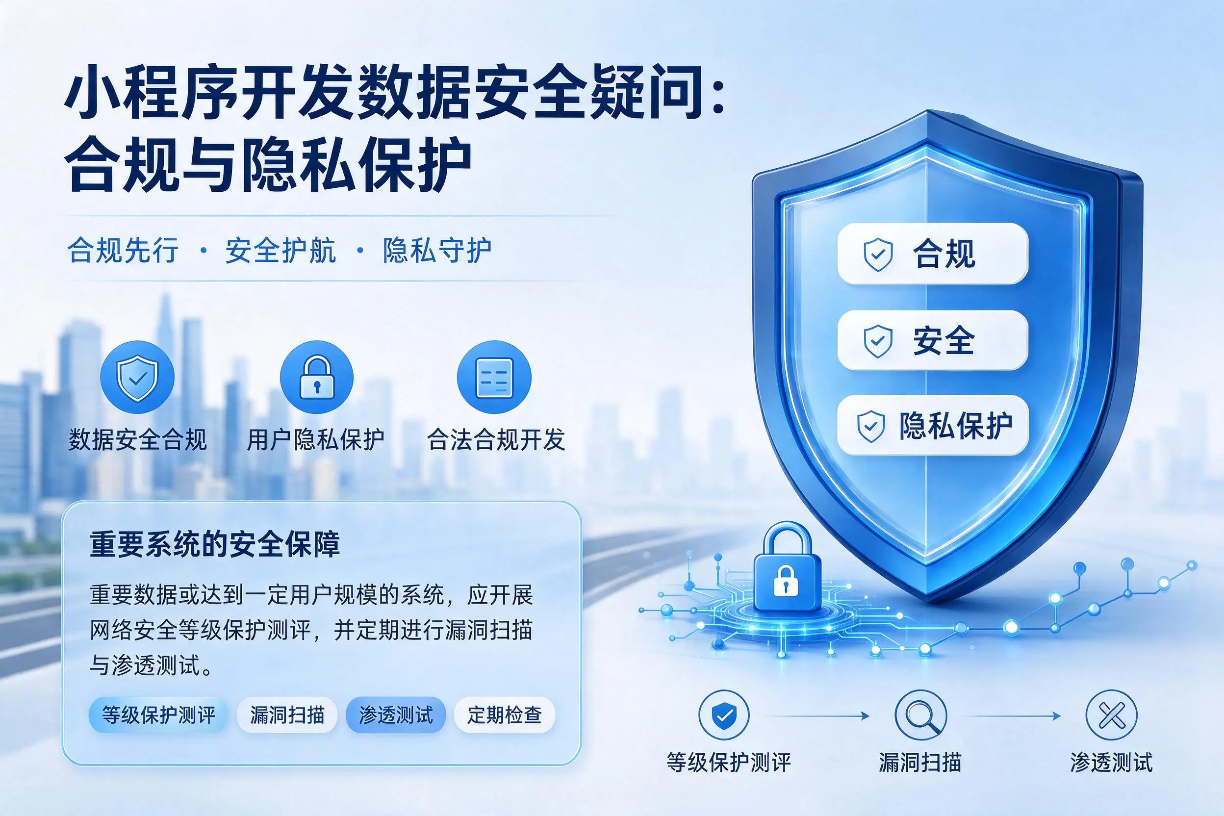 广州小程序开发数据安全疑问：合规与隐私保护