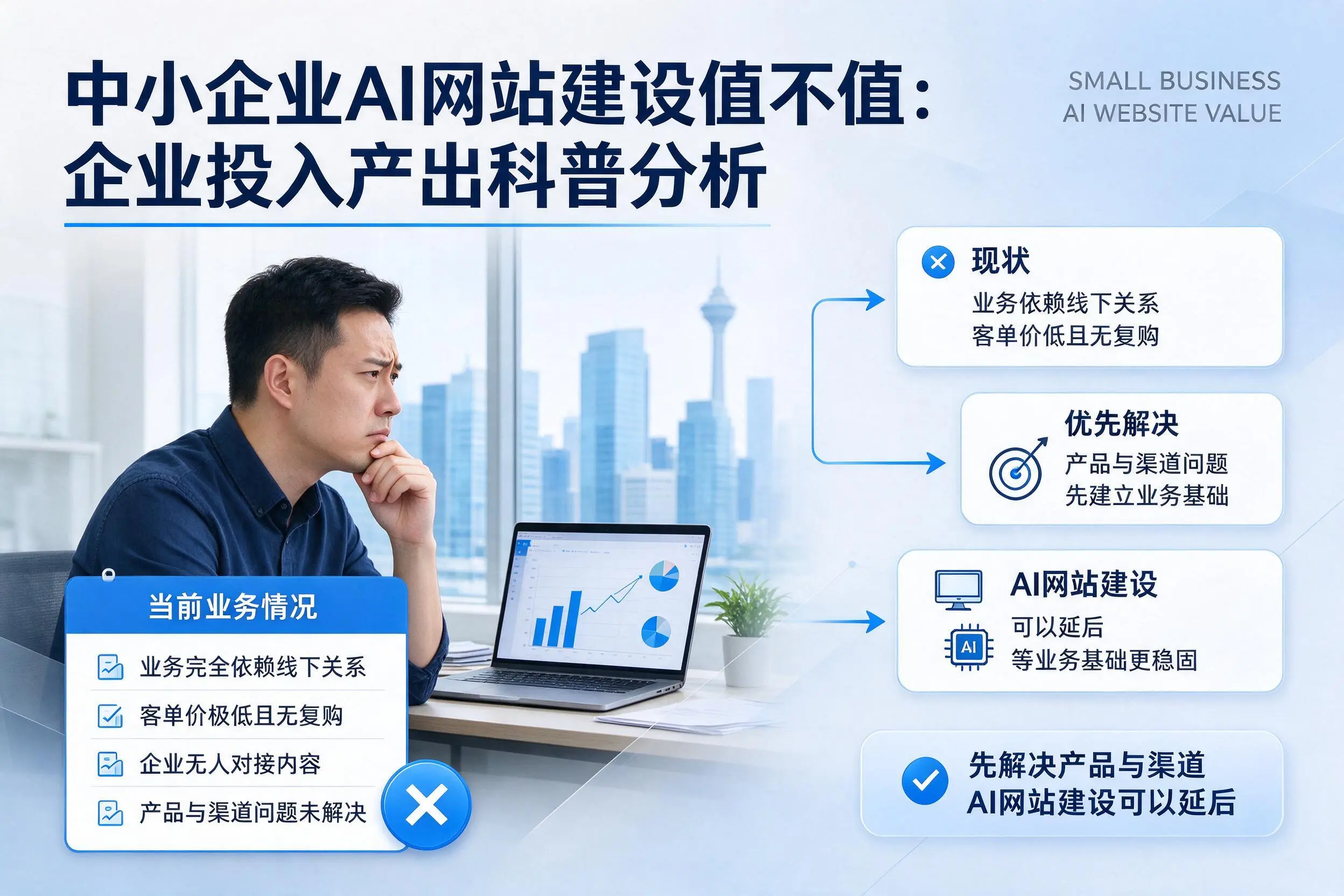 中小企业AI网站建设值不值:广州企业投入产出科普分析